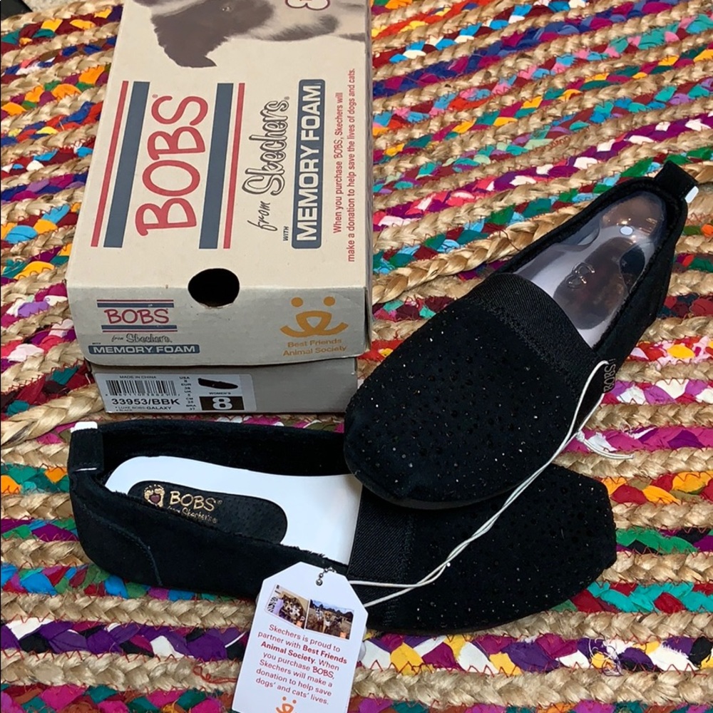 Bobs by Sketchers Galaxy Sparkle slip ons 😍